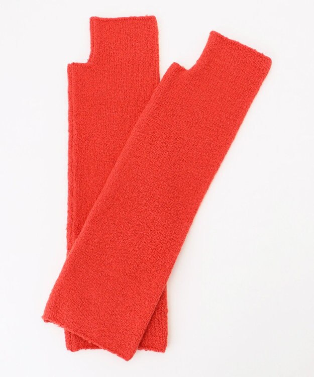 BEIGE， 【洗える】BERTAINA /  コットンアームウォーマー Red Orange