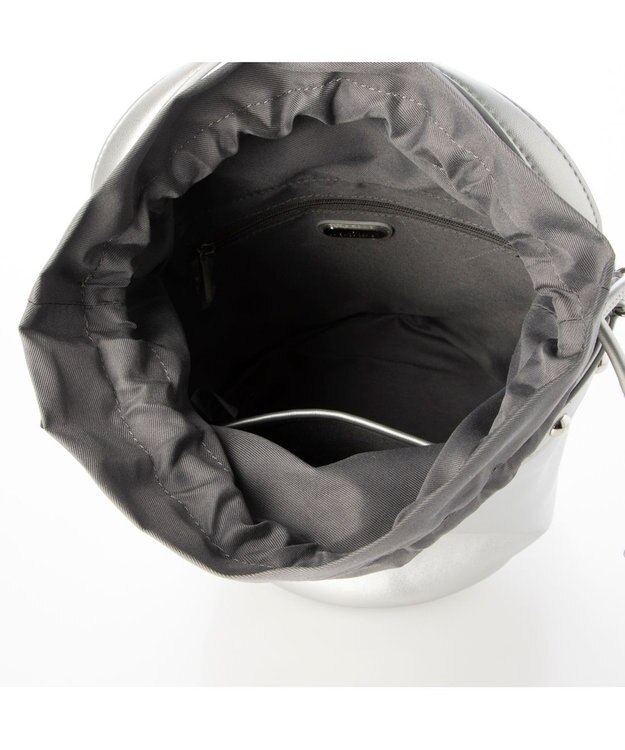 LA BAGAGERIE 【インスタグラマー chiyoさん×LA BAGAGERIE】チェーンバケツバッグ シルバー