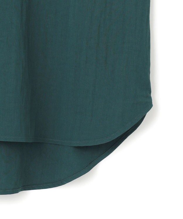 J.PRESS YORK STREET 【WOMEN】ワッシャードルマン ブラウス ダークグリーン系