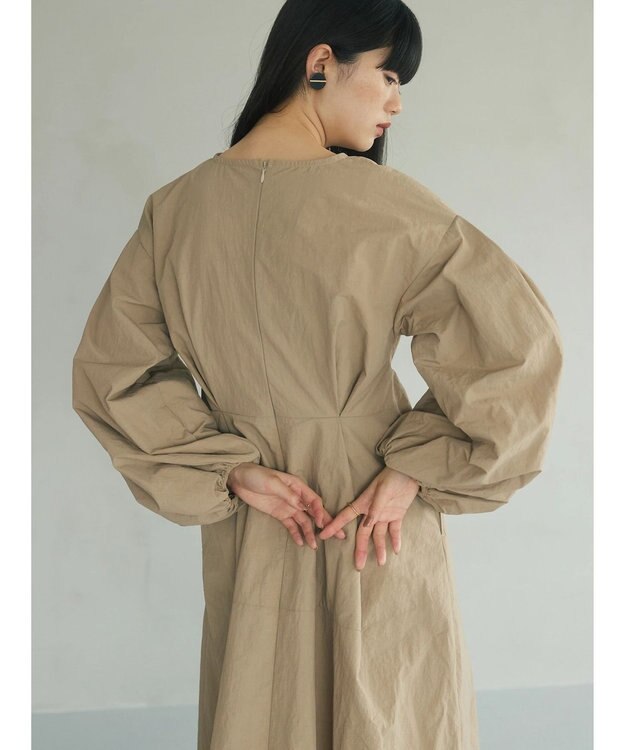 Green Parks armonia．ウエストタックワンピース Beige