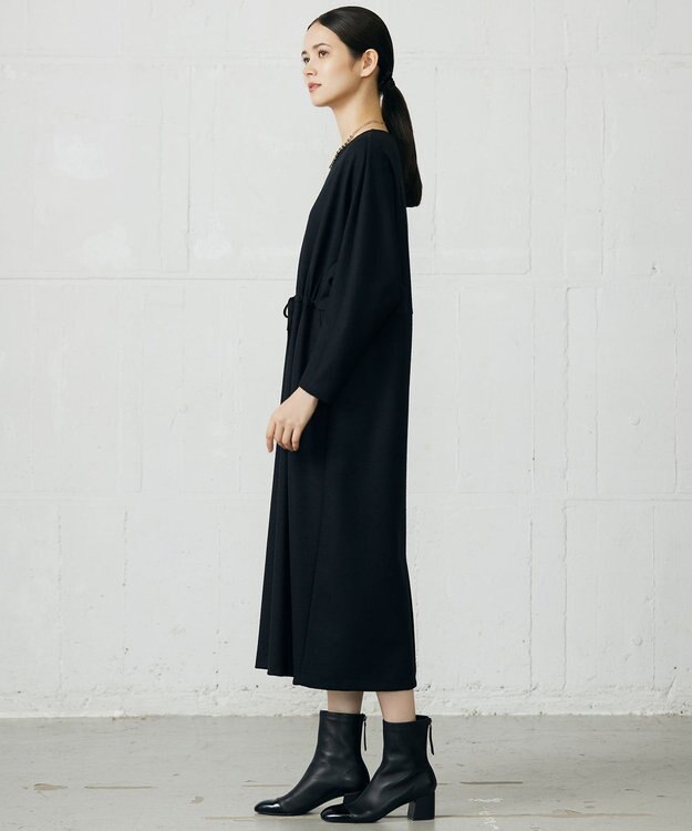 自由区 【カタログ掲載】TWダンボールジャージ ワンピース ネイビー