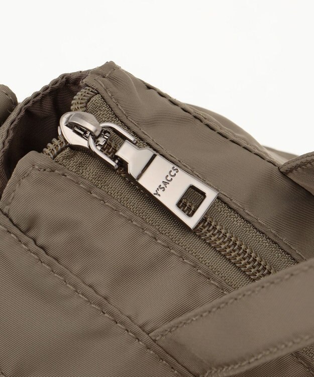 Y'SACCS 【Y’SACCS vous et】サイドジップ2WAYミニトート カーキ