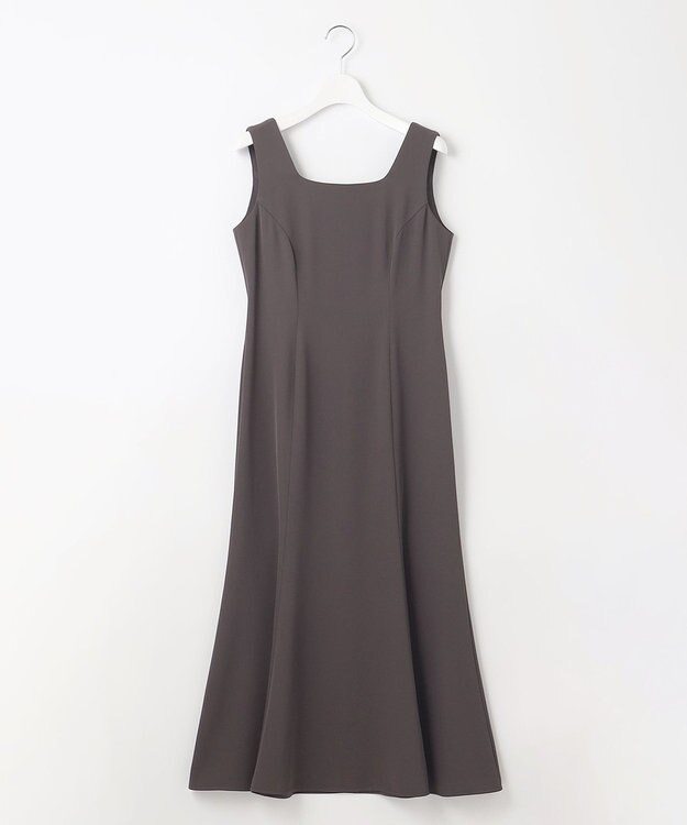 Feroux 【2WAY・セットアイテム】レースブラウス×ジャンパースカートセット グレー系