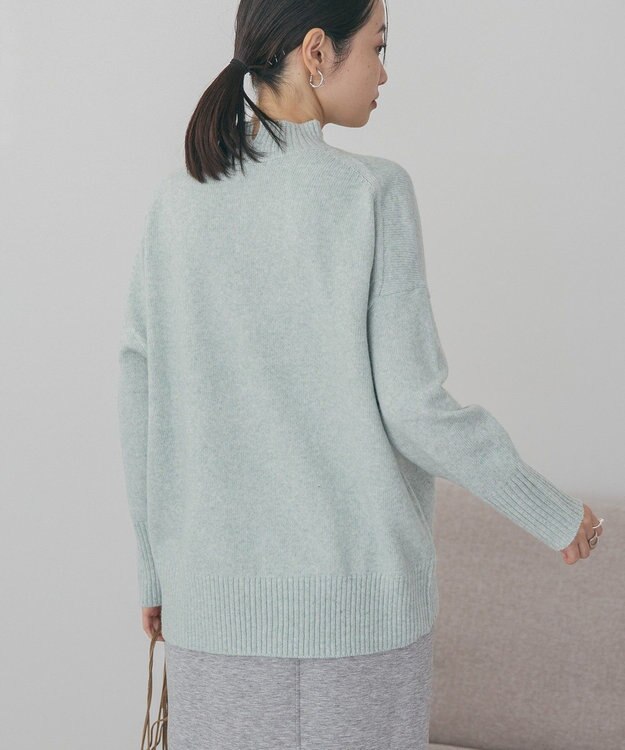 AMERICAN HOLIC モックネックコクーンニットプルオーバー Mint