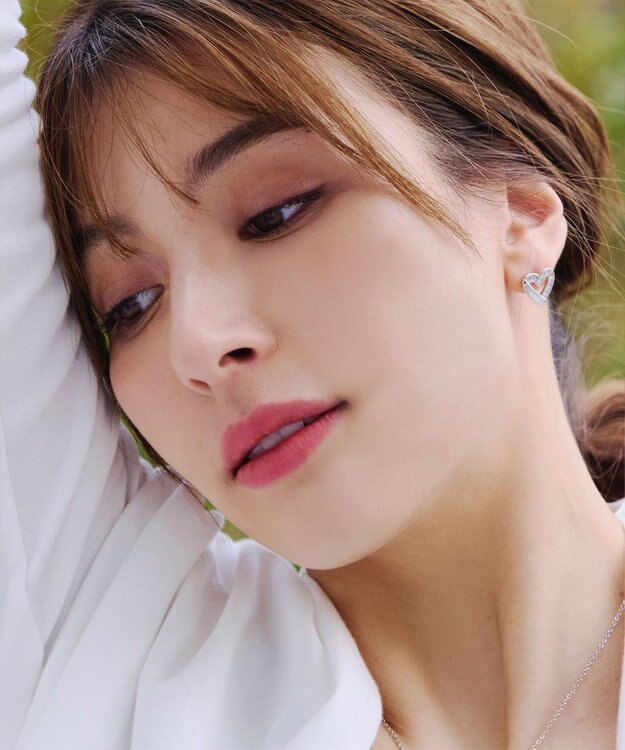 Tiaclasse 【金属アレルギー対応】ハートモチーフピアス シルバー