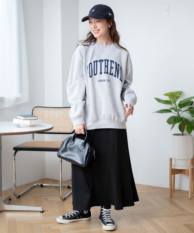 WEGO 【WEB限定】クルーネックプルオーバー 柄3