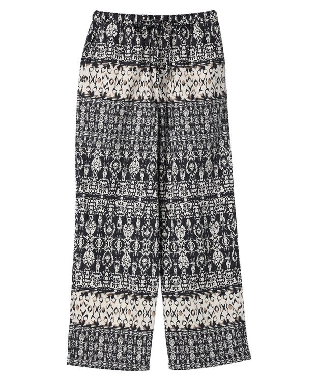 AMERICAN HOLIC パネルプリントリラックスパンツ Charcoal Gray