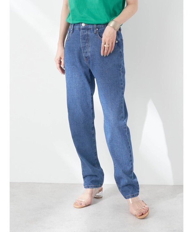 earth music&ecology ストレートフィットデニム Indigo
