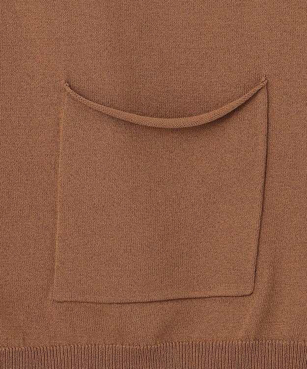 BEIGE， 【洗える】VALOIS / 半袖カーディガン Camel