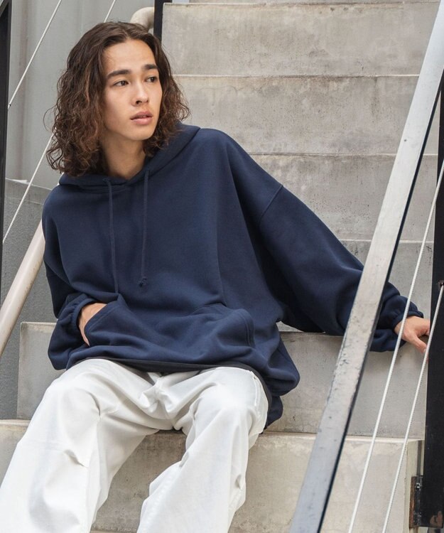 WEGO スーパーBIGバルーンパーカー ネイビー