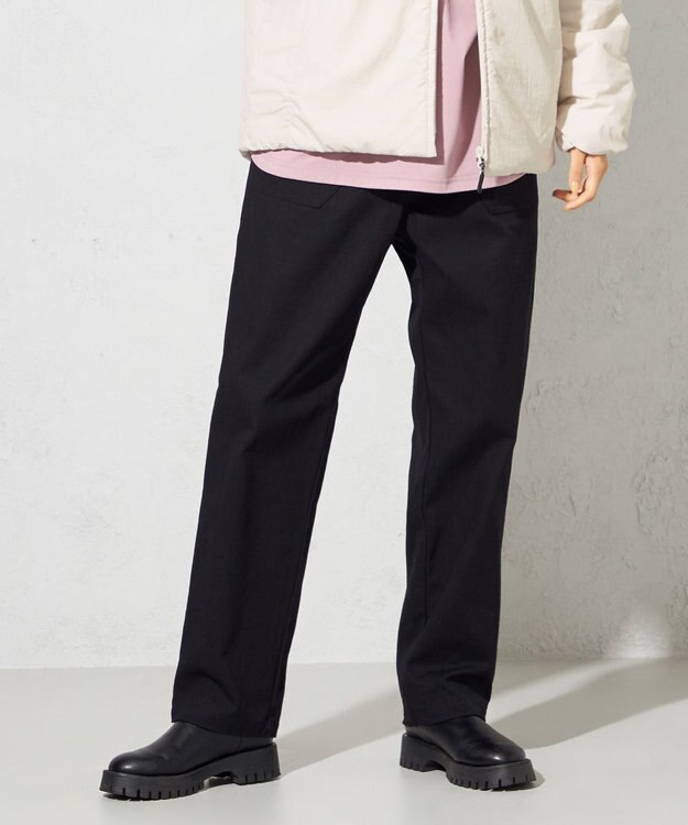 SHARE PARK LADIES 【UNISEX】コットンリップベイカーパンツ（S・Mサイズ） ブラック