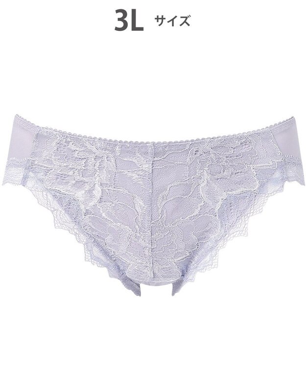 WACOAL ショーツ 【ハグするブラ】 BXB418とペア はきこみ丈あさめ ナイロンベア天竺素材(バック) レディース PXB118 /ワコール グレー