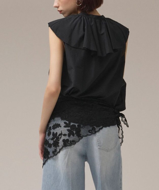 GRACE CONTINENTAL レースバブーシュカ ブラック