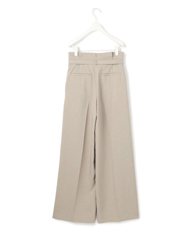 ICB L 【WEB＆一部店舗限定】 SerikaWorsted ワイドパンツ ベージュカーキ系