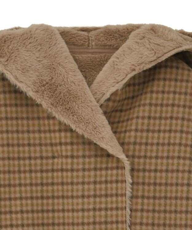 Green Parks フーディガウンコート Check