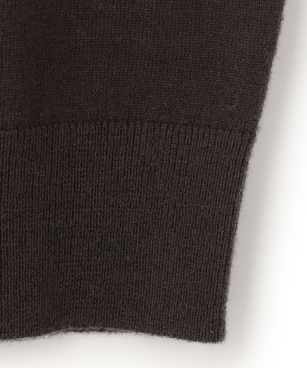 23区 S 【洗える】セミウーステッドウール パフスリーブ ニット ダークブラウン系