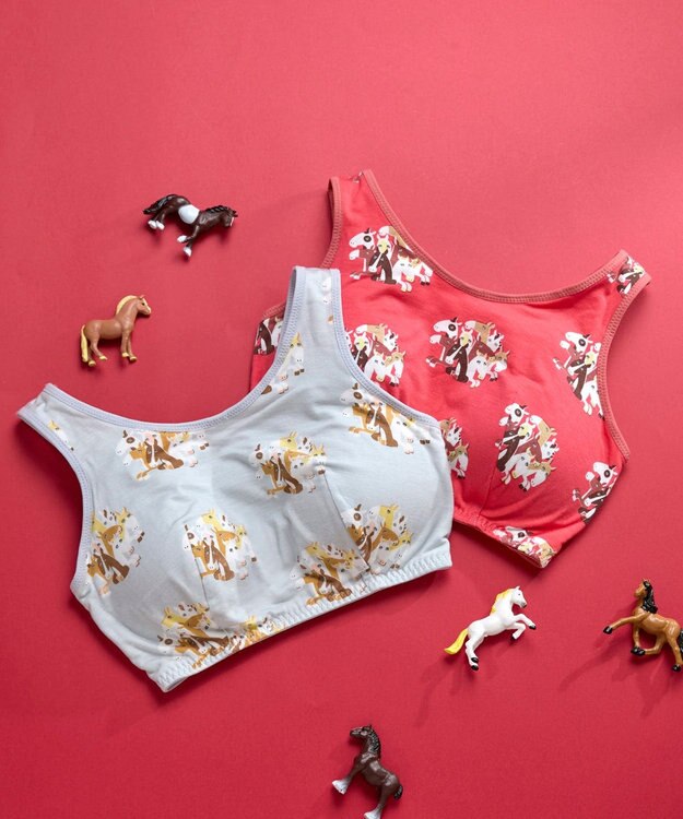 une nana cool 2026年お年賀「まるっとうまくいく」 ナイトアップブラ ノンワイヤーブラ グレー