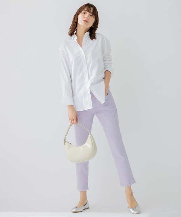 23区 【STORY7月号掲載】YAHKI SOFT W FACE ムーン バッグ ライトイエロー系