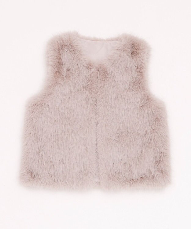 WEGO Fファーベスト ベージュ