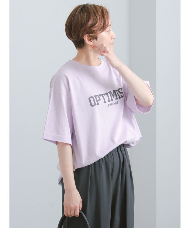 Te chichi シンプルロゴプリントBIGTシャツ《2026 SUMMER LOOK item》 ピンク