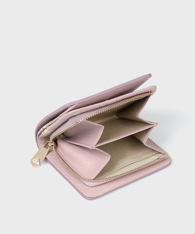 Paul Smith メタルクロップドロゴ 2つ折り財布 ライラック