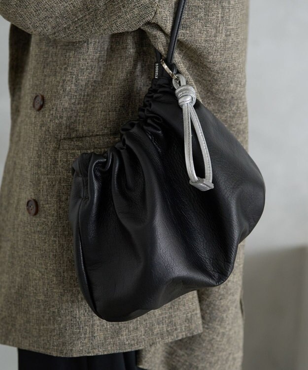 russet レザーキーリング(CE-1455) Silver