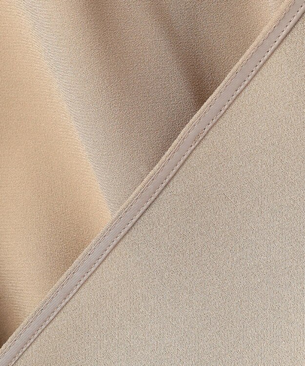 BEIGE， FLEUR / ドレープニット カフスブラウス Beige