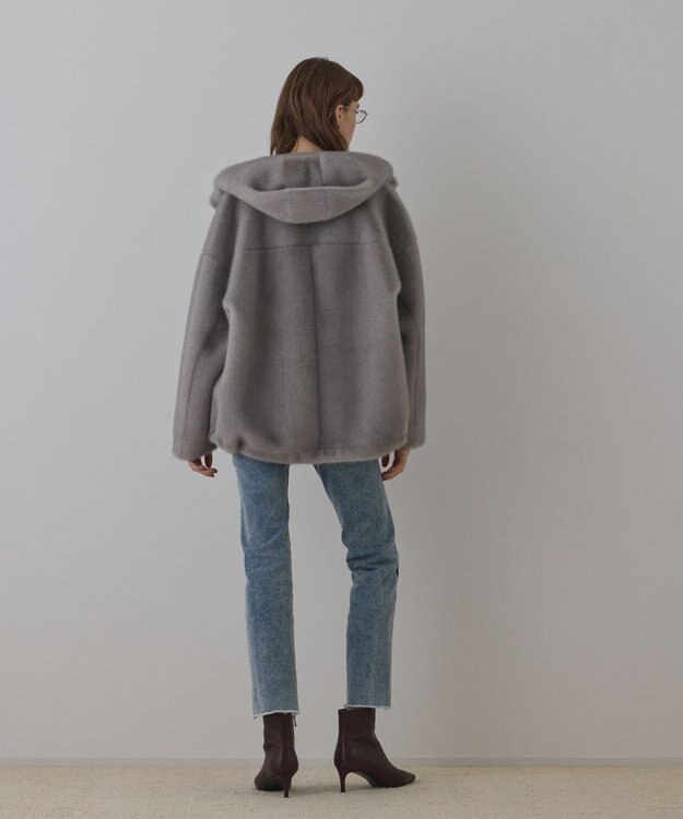 GRACE CONTINENTAL ラインスリムデニムパンツ ブルー