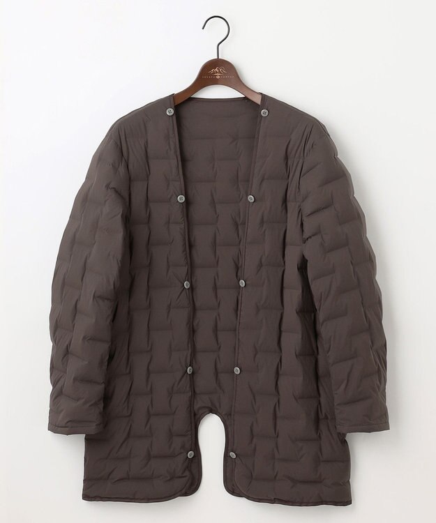 JOSEPH ABBOUD 【2WAY/撥水/ダウンライナー】インターレースカルゼ コート ライトグレー系