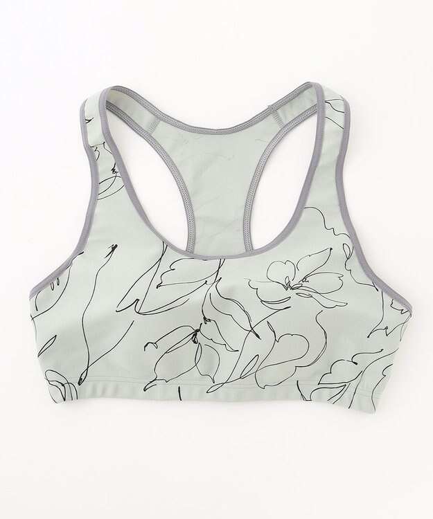 ONWARD CROSSET SELECT 【SEESET】ラインフラワーブラトップ GREEN