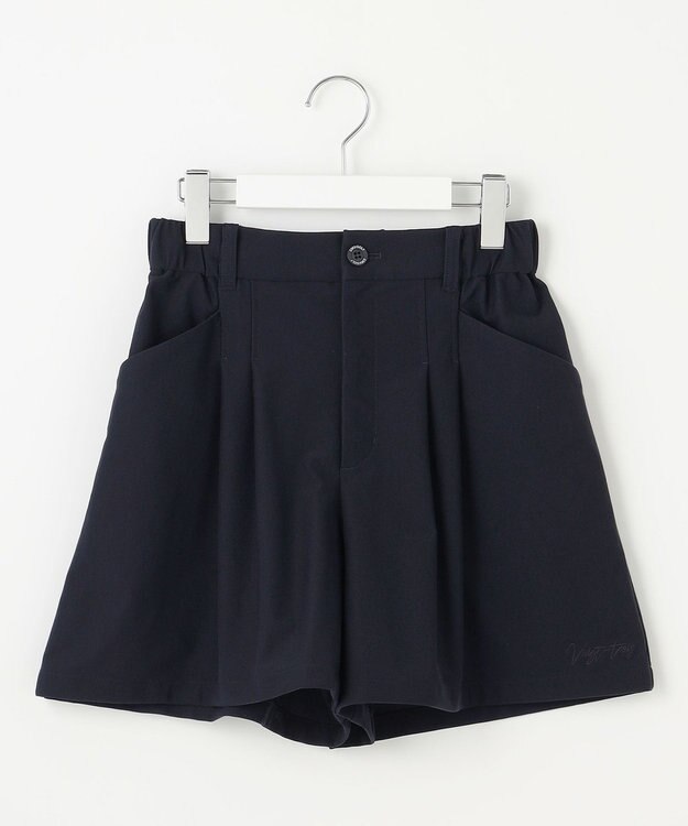 23区GOLF 着用動画あり【辻梨恵プロ着用】機能に優れた新素材「AIR TOOL」キュロットショーツ ネイビー系