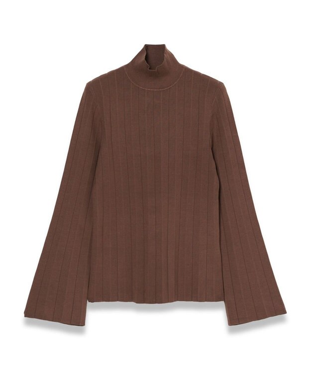 JOSEPH シルクストレッチ プリッセ　ハイネックニット Arabica