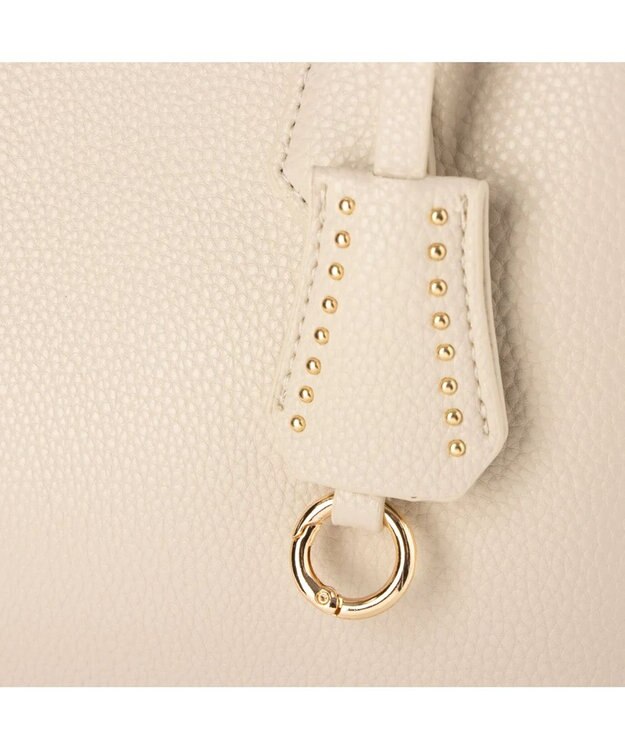 UNBILLION カシュカシュ cachechche / セパレートカラーパーテーショントート アイボリーパイソン