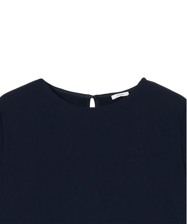 JOSEPH 【FOUNDATION】【 JAPAN LIMITED COLOR 】コンフォートキャディー ブラウス Navy