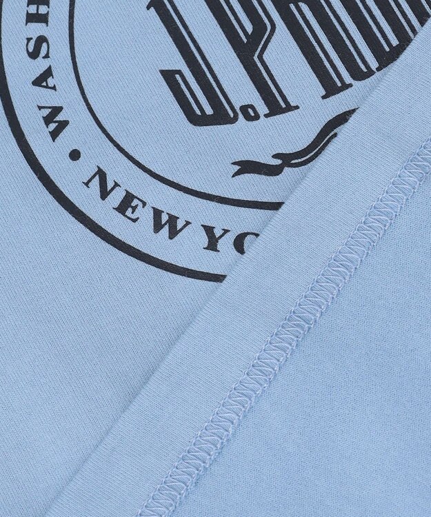 J.PRESS KIDS 【140-170cm】ビックロゴリンガー 半袖Ｔシャツ サックスブルー