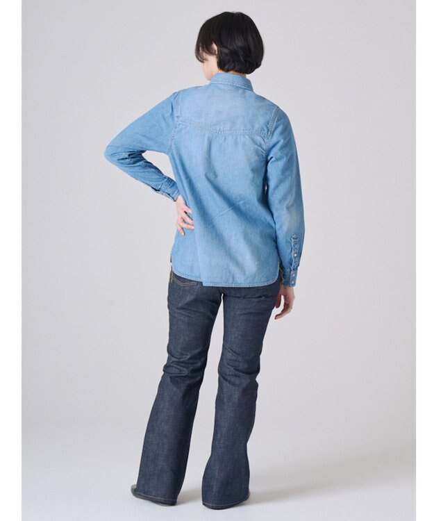 Ripo trenta anni DENIM STANDARD SHIRT BLUE