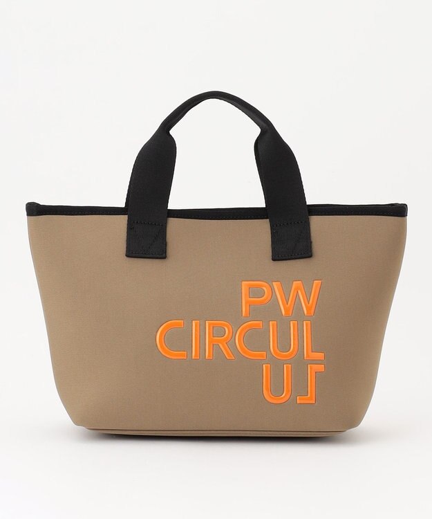 PW CIRCULUS 【UNISEX】ロゴ カートバック ゴルフ ベージュ系