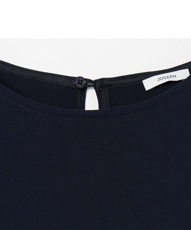 JOSEPH 【FOUNDATION】【 JAPAN LIMITED COLOR 】コンフォートキャディー ブラウス Navy