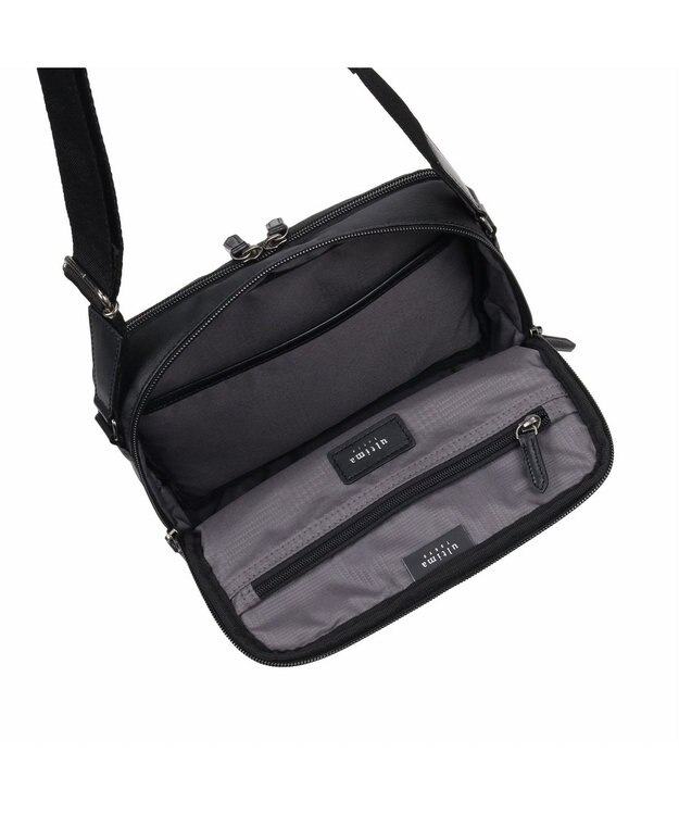 ACE BAGS & LUGGAGE ultima tokyo ディーノ ショルダーバッグ フロントファスナーポケット 68171 ウルティマ トーキョー ブラック