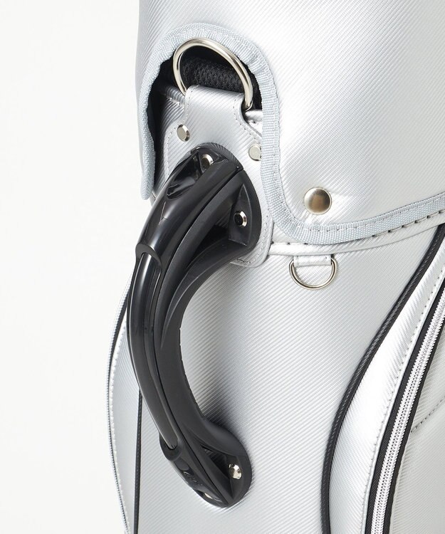 23区GOLF 【UNISEX】セルフスタンドバッグ内蔵キャディバッグ キャリー付き 練習や電車移動に◎ シルバー系