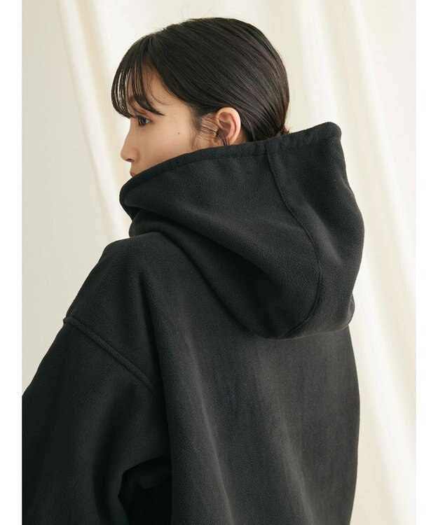 CRAFT STANDARD BOUTIQUE ナイロン×裏フリースリバーシブルブルゾンＬ／Ｓ Black