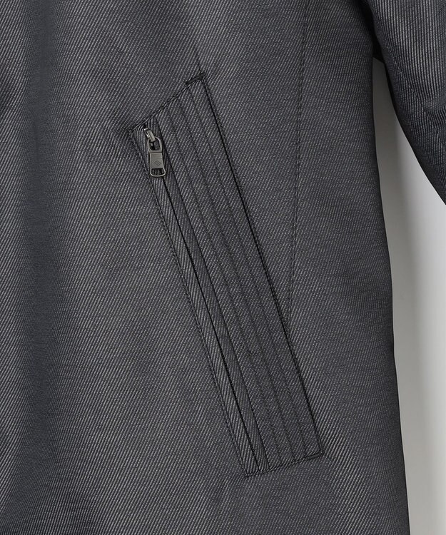 JOSEPH ABBOUD 【2WAY/撥水/ダウンライナー】インターレースカルゼ コート グレー系