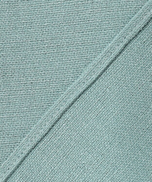 自由区 【セットアップ対応・接触冷感・洗える】リネンライクシンセティックキャミ ビスチェ ライトブルー