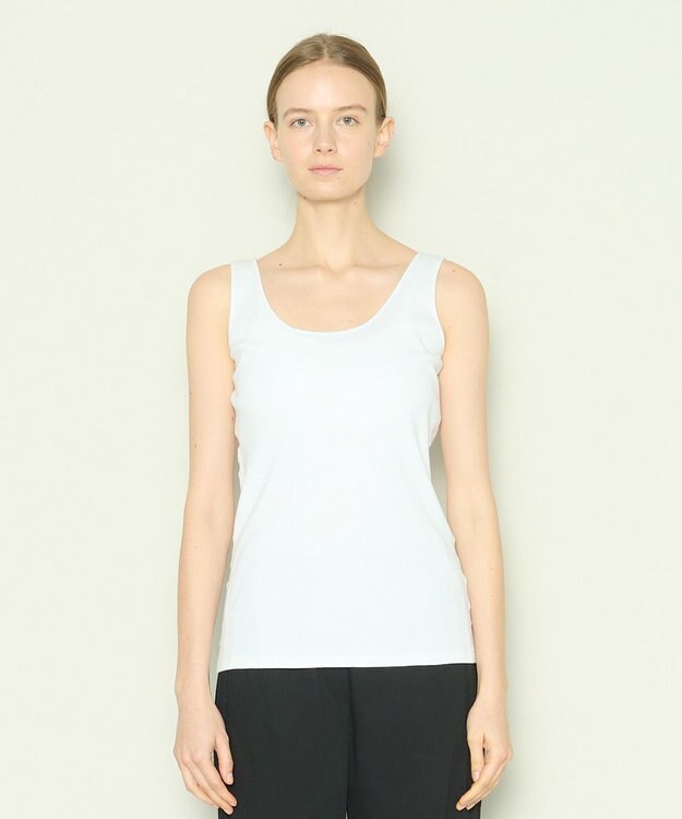 JOSEPH 【洗える】クリーミーリブ　タンクトップ White