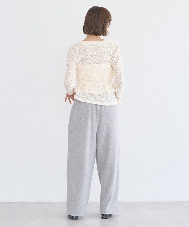 earth music&ecology SET2点カットレースプルオーバー＋ビスチェ Ivory