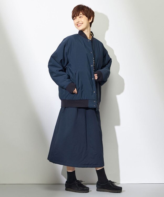 HELLY HANSEN 【リバーシブル・保温・ECO素材】ファイバーパイルリバーシブルバーシティージャケット アイボリー