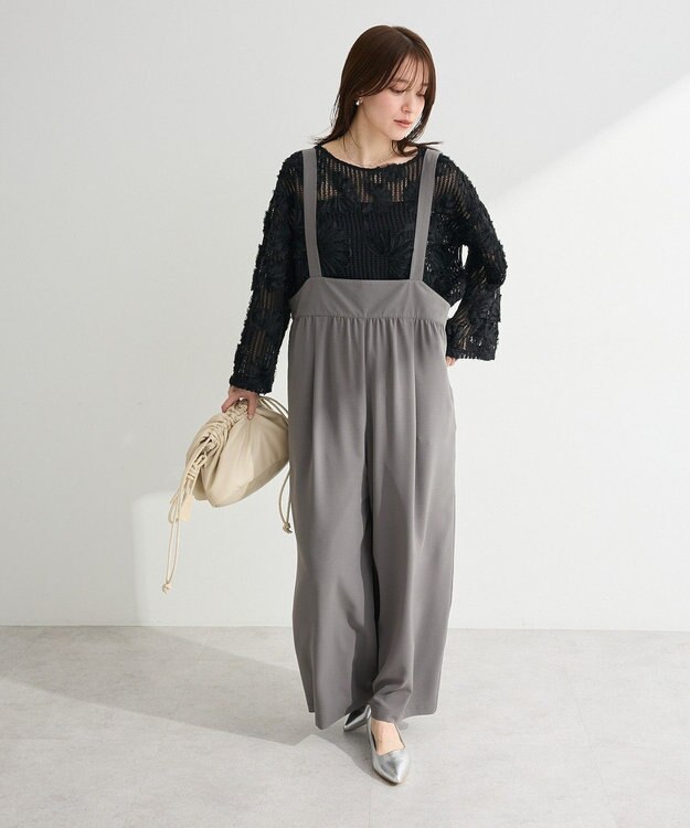 Green Parks スカーチョサロペット Gray