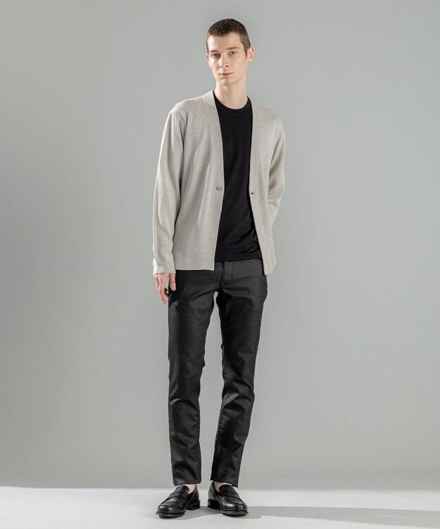 JOSEPH HOMME 【洗える/和紙使用】ウォッシャブルペーパー　カーディガン アイボリー系