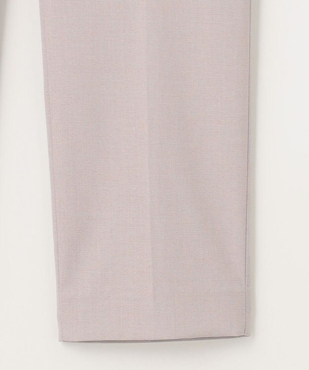 J.PRESS LADIES 【洗える】シャークスキン テーパード パンツ ピンク系