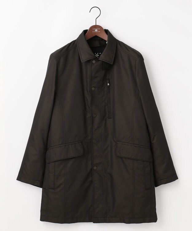 JOSEPH ABBOUD 【外せるダウンライナー/軽量】2WAYインターレース ダウンコート ダークブラウン系